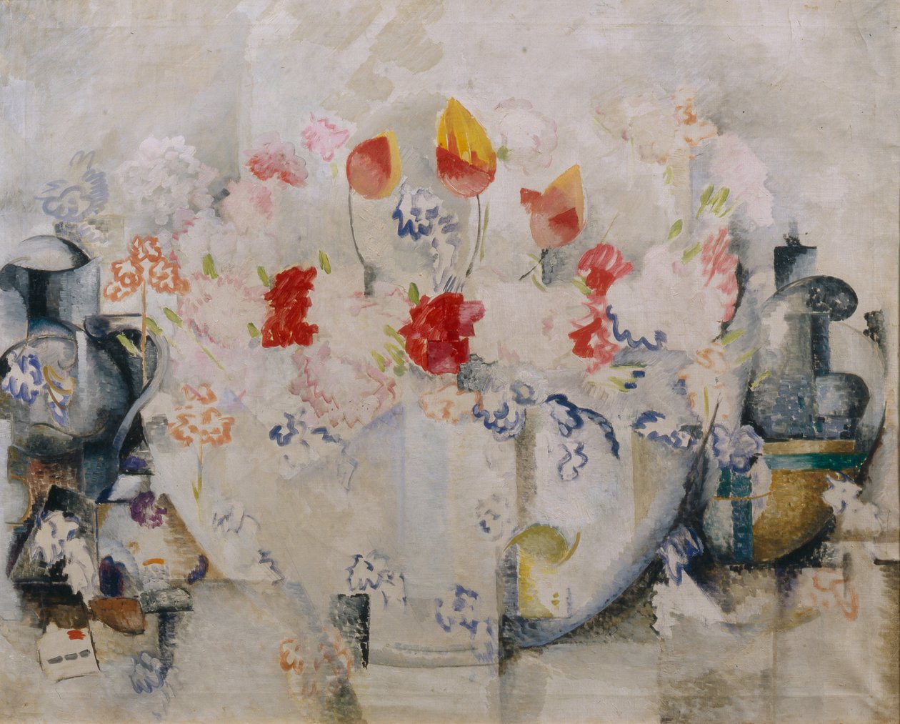 Jarrón con Flores de Alexandra Alexandrowna Exter