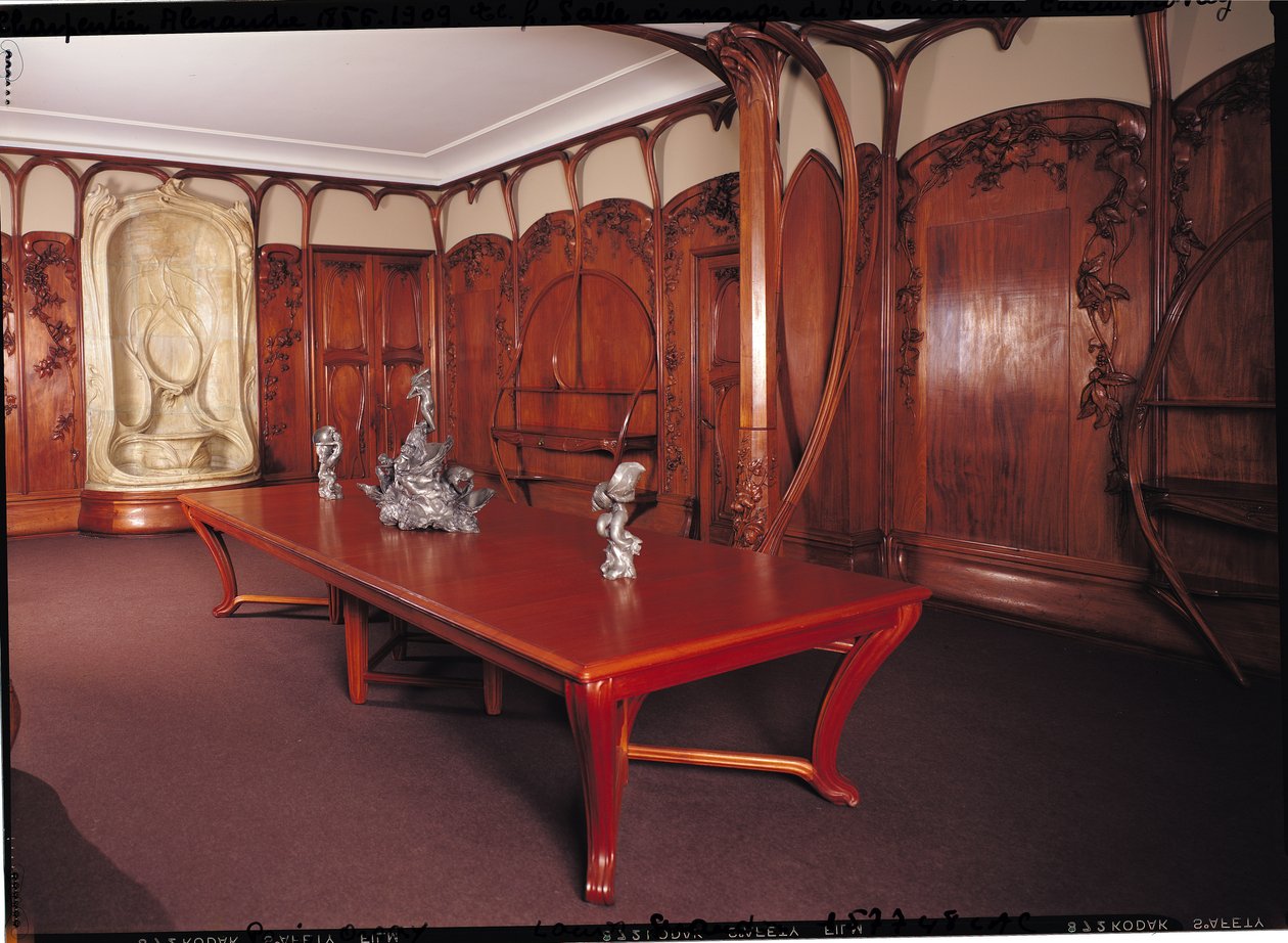 Comedor perteneciente a Adrien Benard (1846-1912), en Champrosay, 1900-01 de Alexandre Charpentier