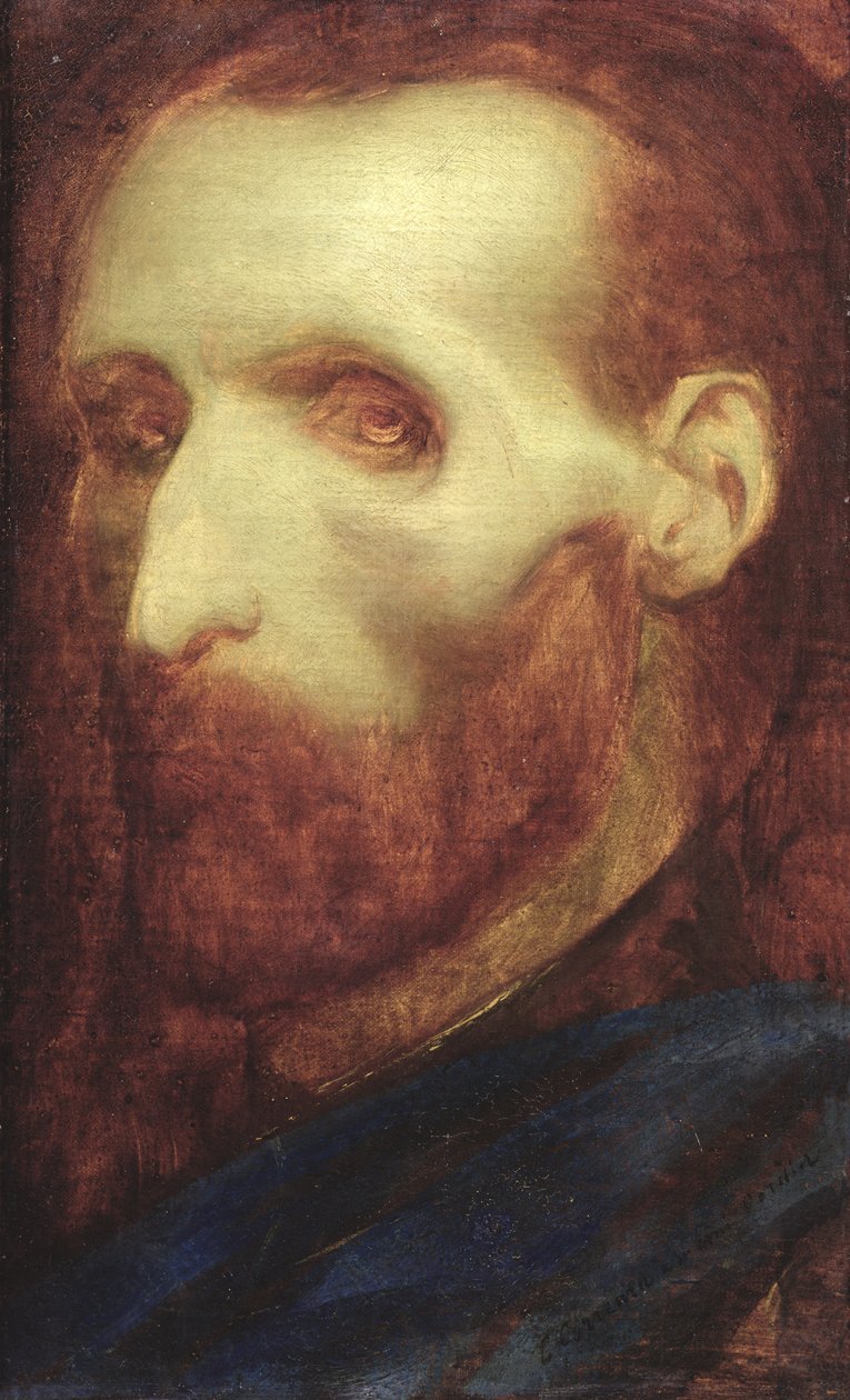 Théodore Géricault (1791-1824) muriendo, 1824 de Alexandre Correard
