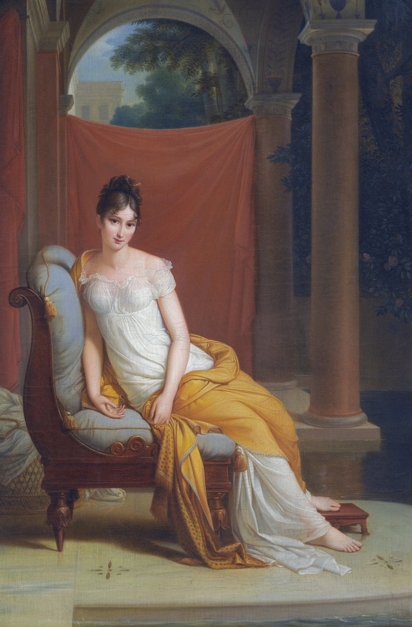 Madame Recamier (1777-1849) de Alexandre Evariste Fragonard