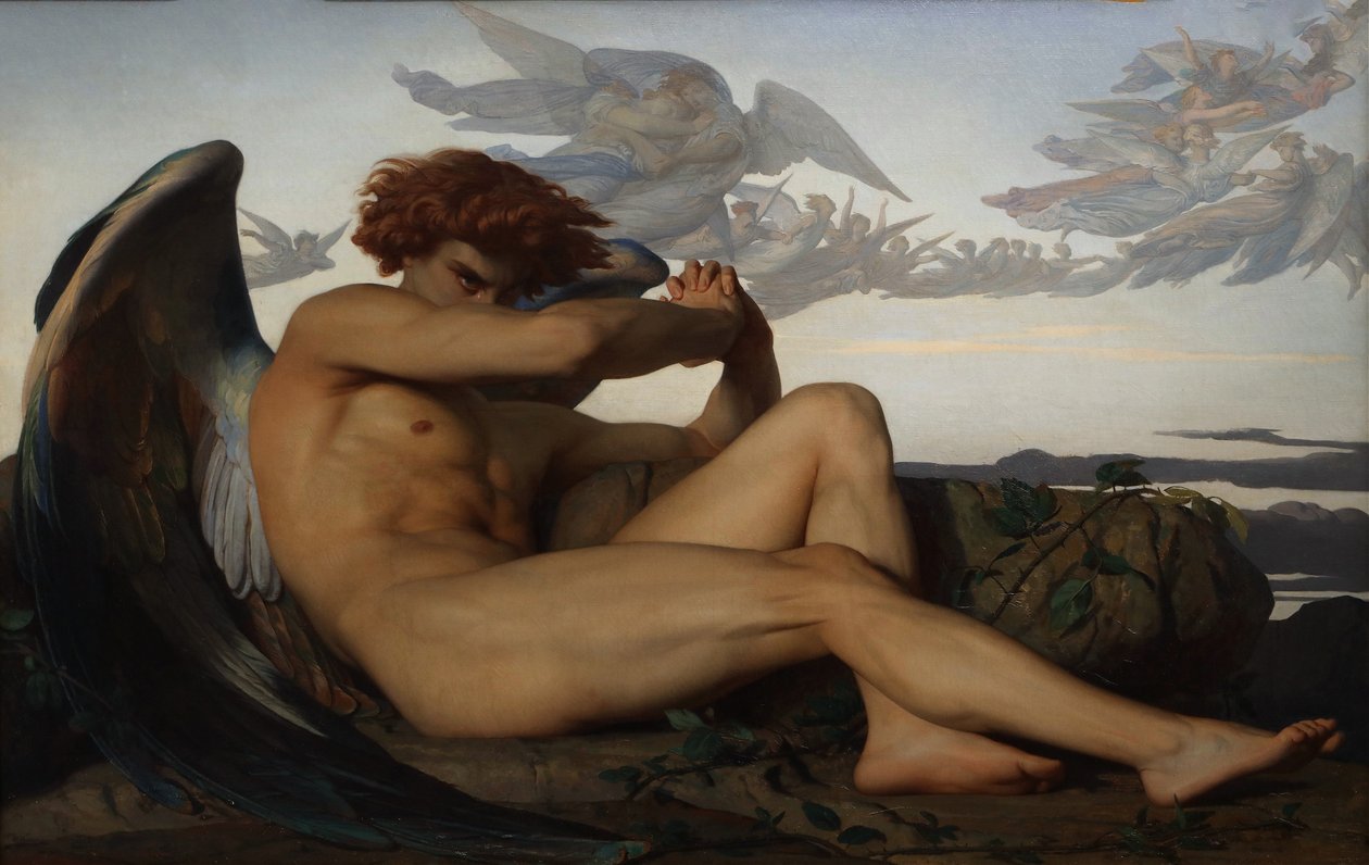 Ángel caído, 1847 de Alexandre Cabanel