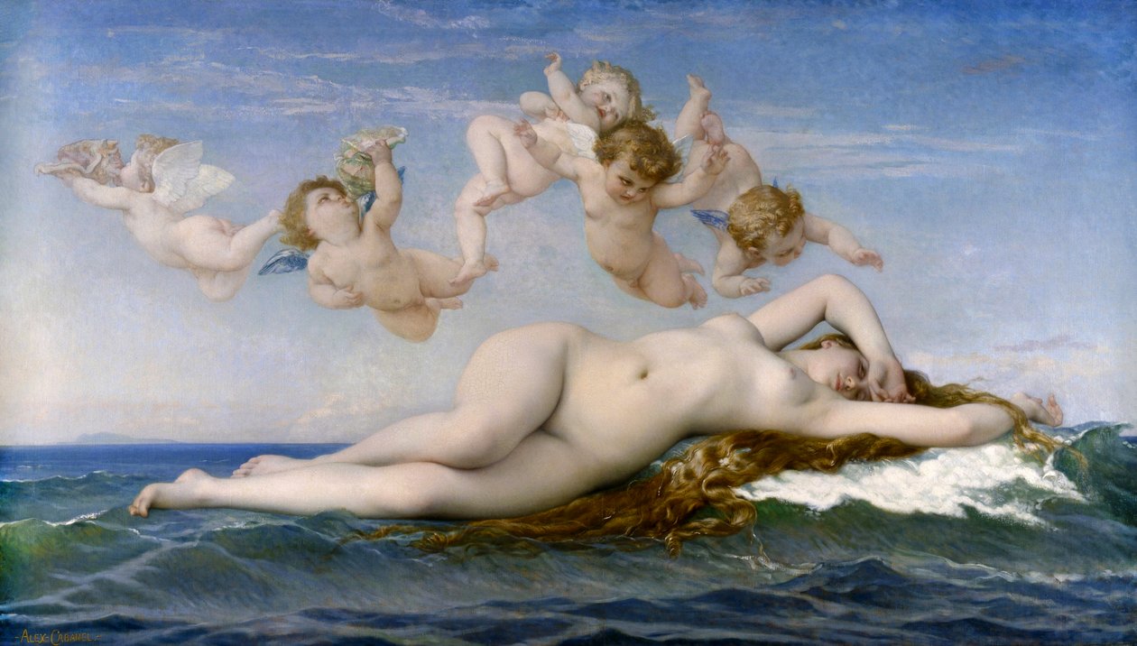 El nacimiento de Venus de Alexandre Cabanel