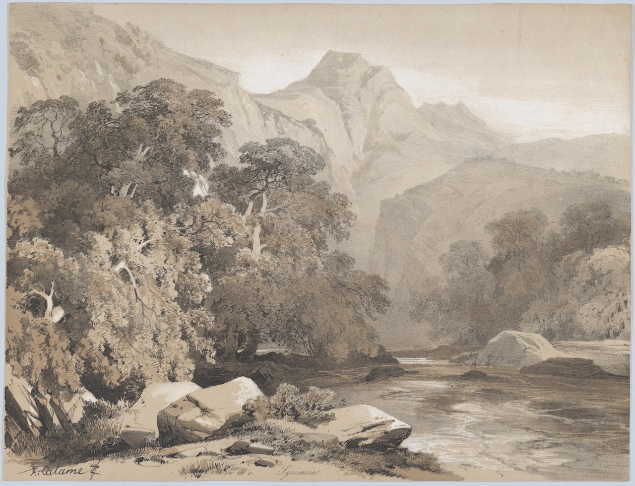 Paisaje de Alexandre Calame