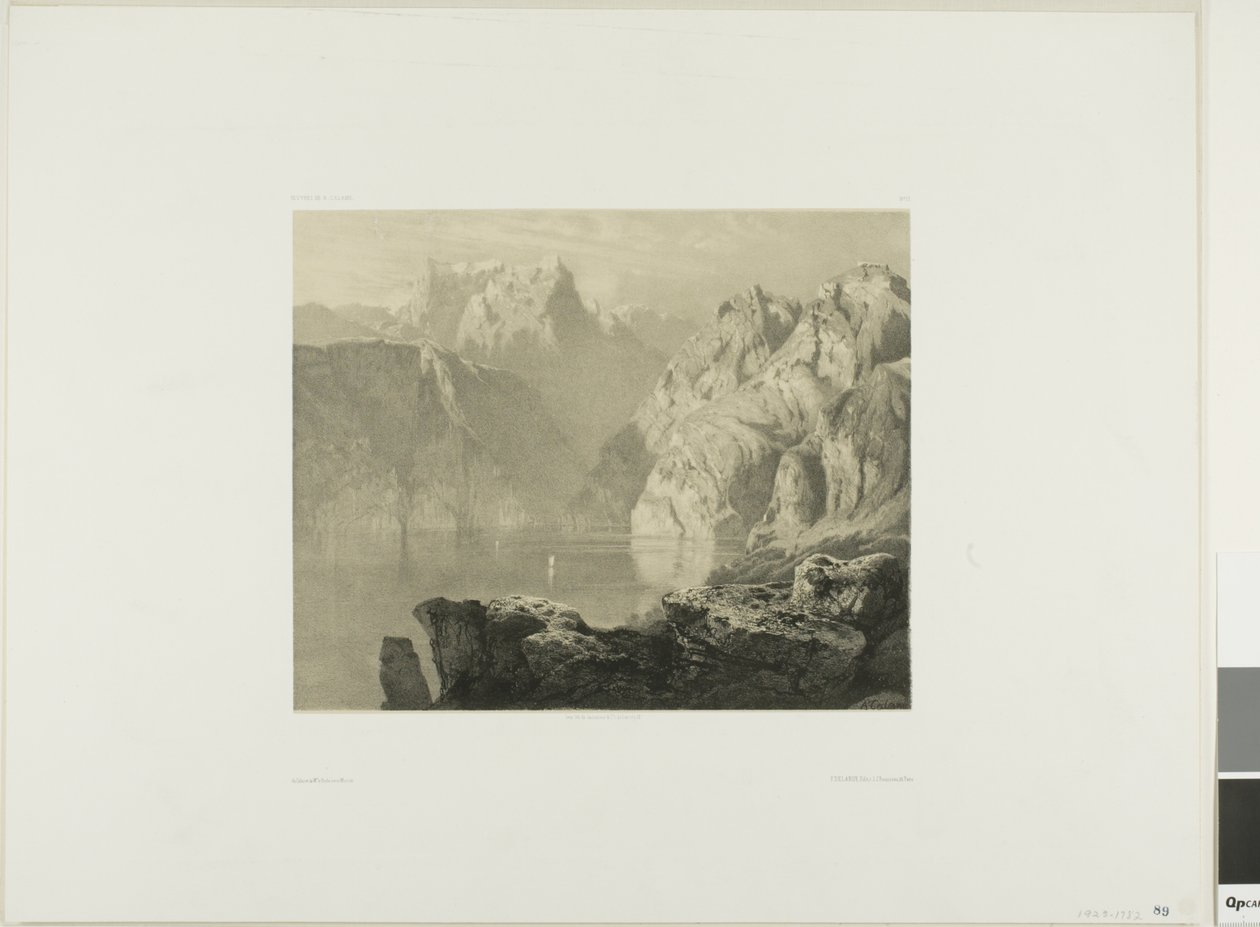 Lago de los Cuatro Cantones de Alexandre Calame