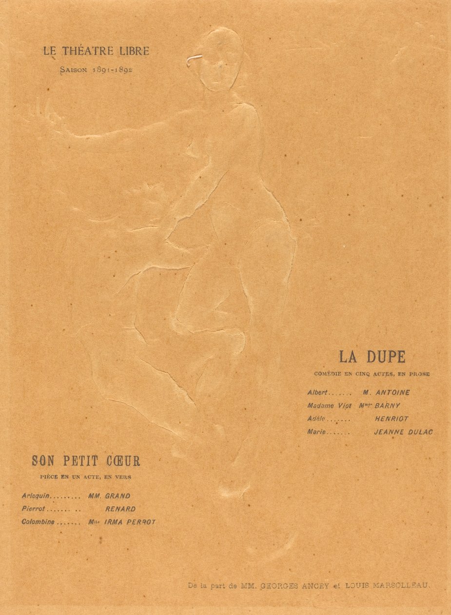 La Dupe; Su pequeño corazón de Alexandre Charpentier