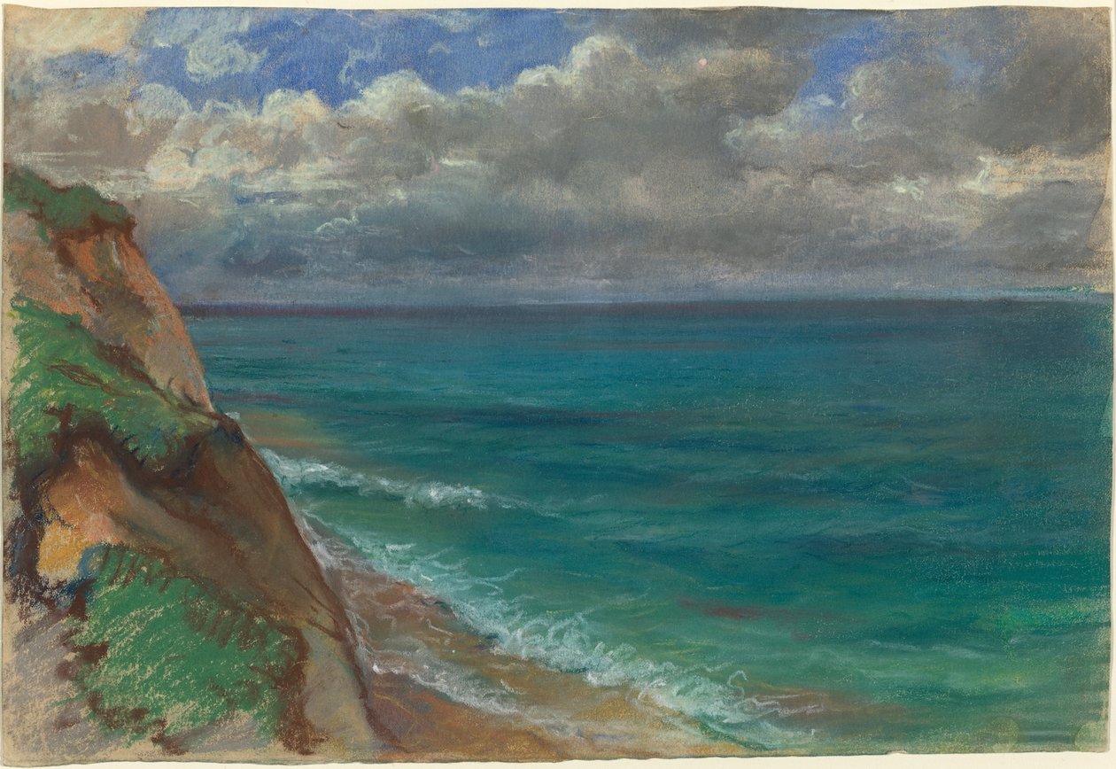 Vista del mar, Normandía de Alexandre Desgoffe
