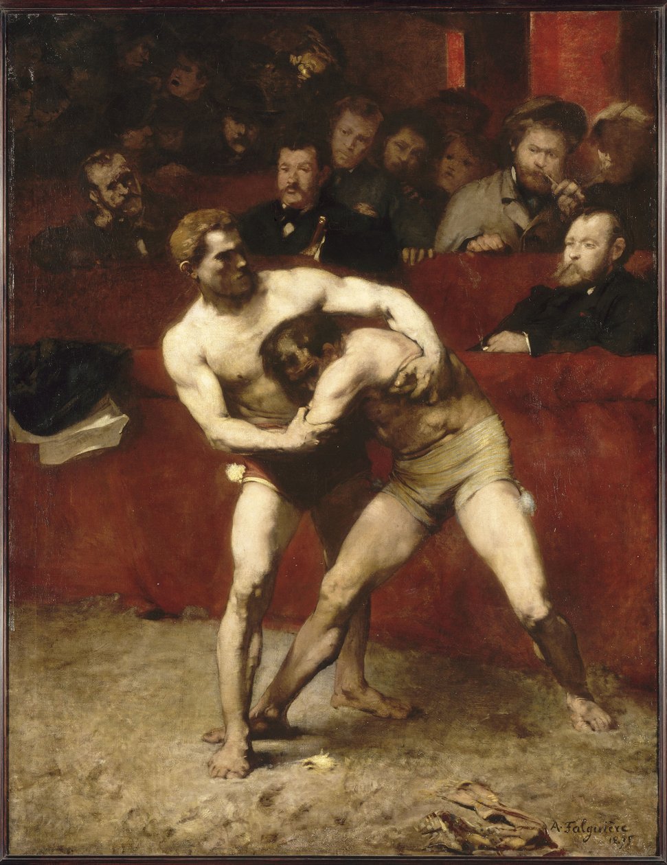 Luchadores de Alexandre Falguière