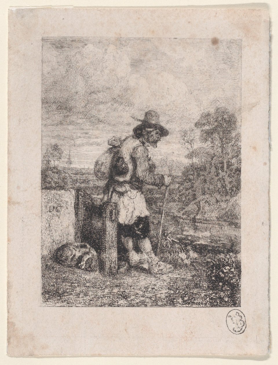 Un Mendigo de Alexandre Gabriel Decamps