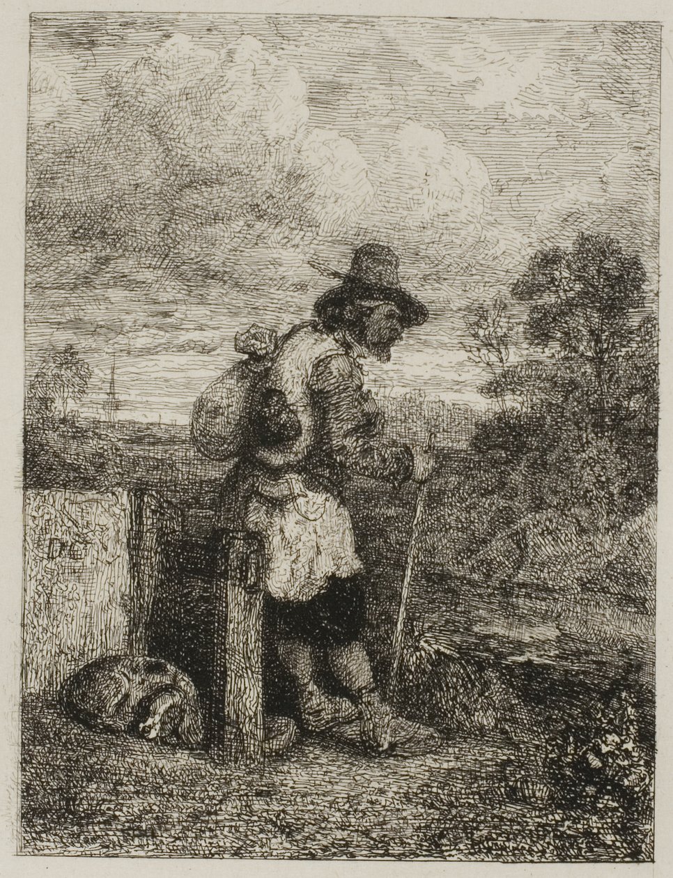 Mendigo de Alexandre Gabriel Decamps