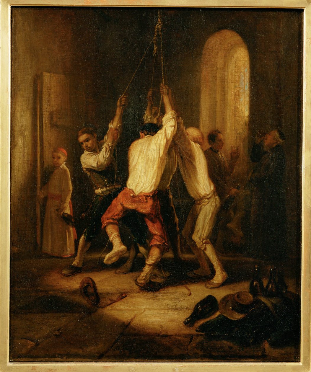 Les sonneurs - Los campaneros ... de Alexandre Gabriel Decamps