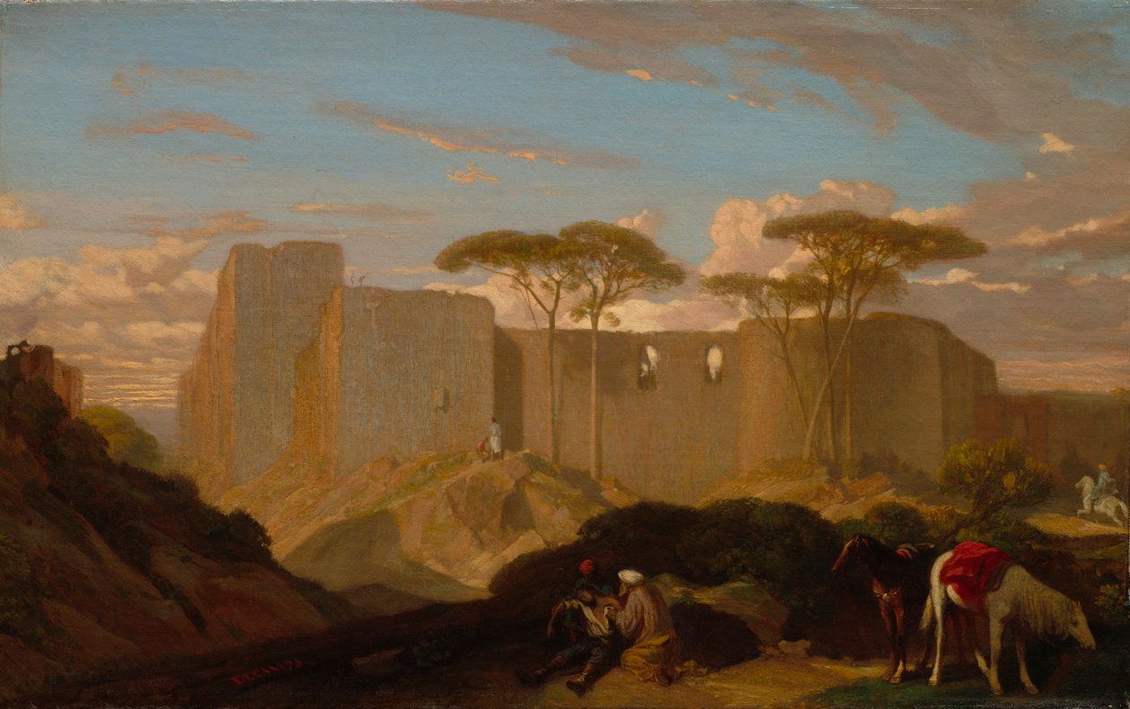 El buen samaritano, c. 1842 de Alexandre Gabriel Decamps