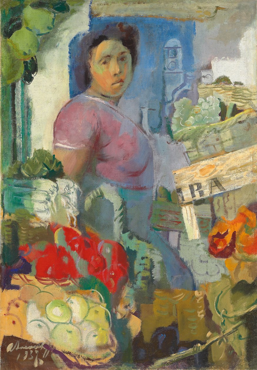 El vendedor de frutas de Alexandre Iacovleff