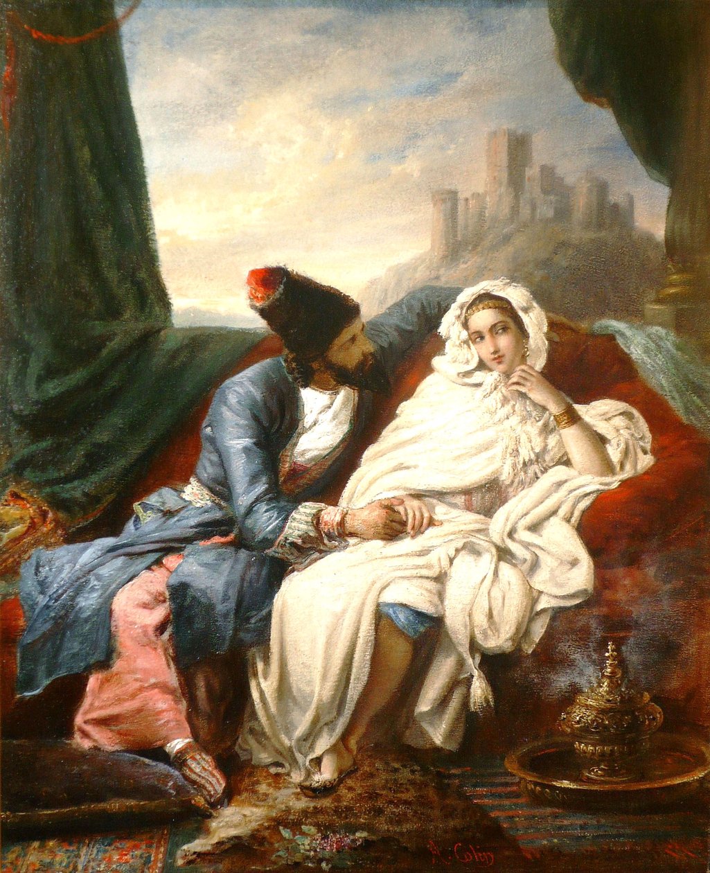 Dama oriental de Alexandre Marie Colin