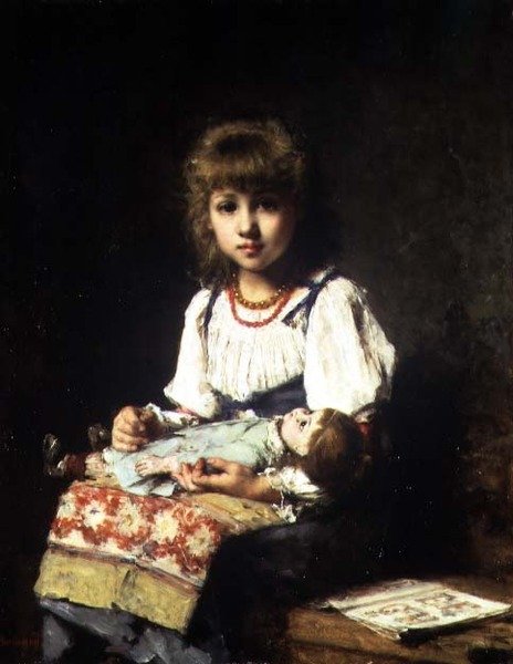 Jugando a ser madre de Alexei Alexevich Harlamoff