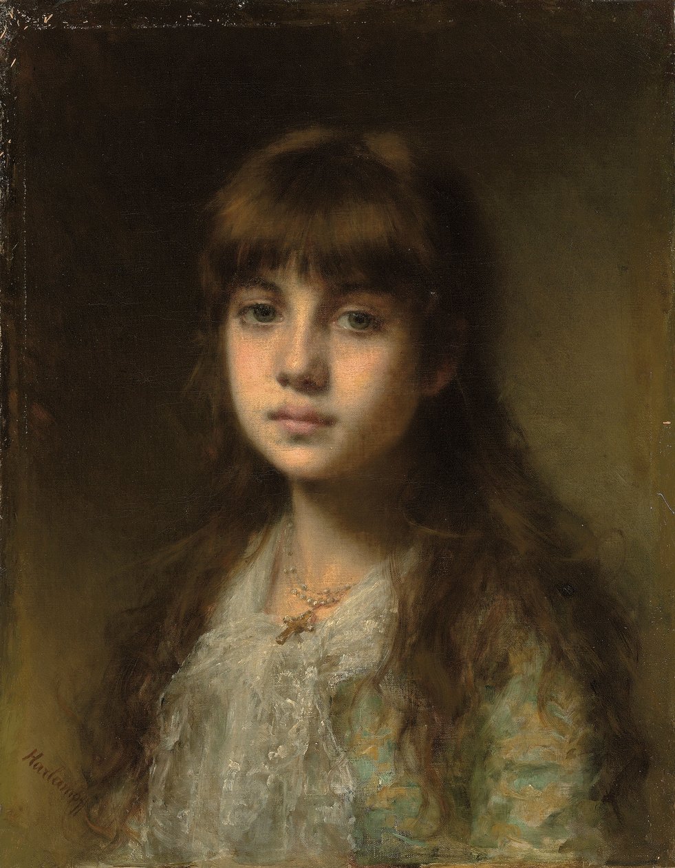 La Joven Modelo de Alexei Alexevich Harlamoff