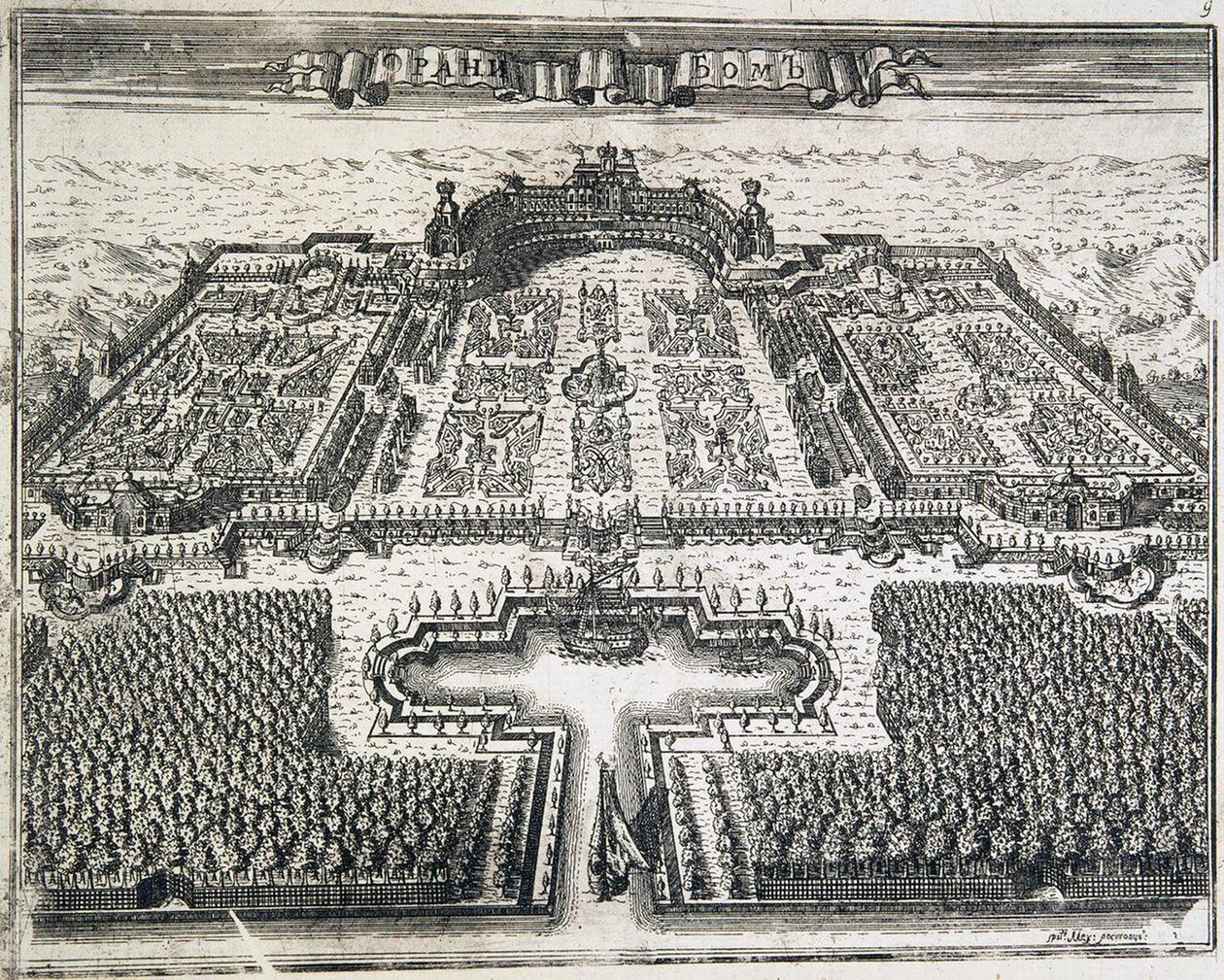 Oranienbaum, 1717 de Alexei Ivanovich Rostovtsev