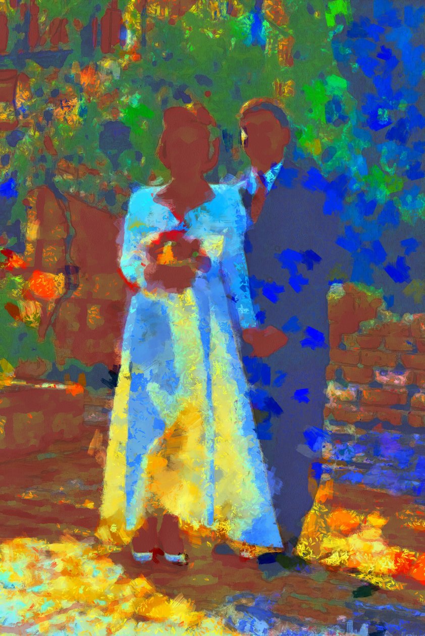 Pareja,2020,(técnica mixta) de Alexei Makhov
