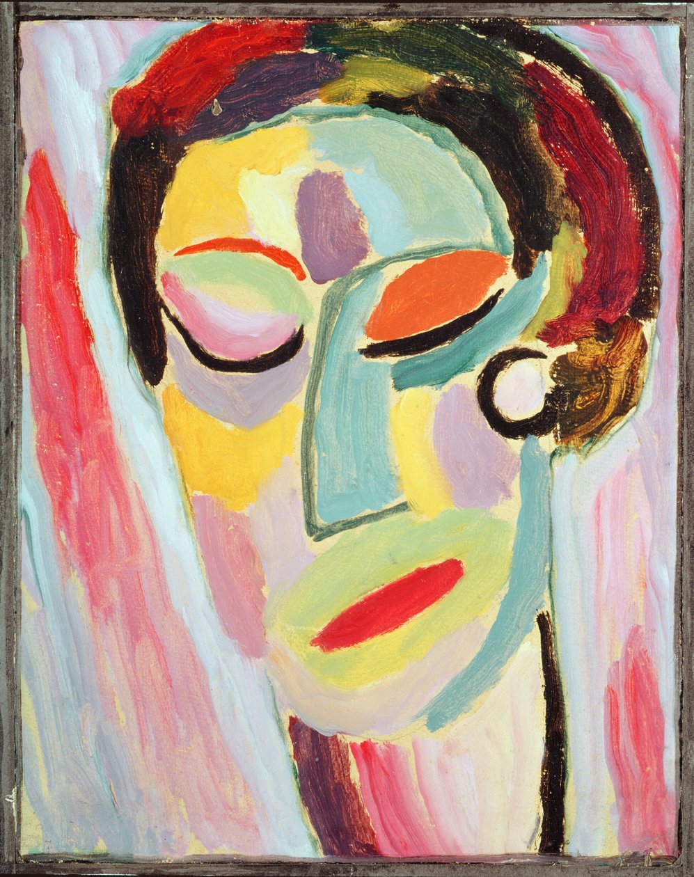 Ojos Cerrados de Alexej von Jawlensky
