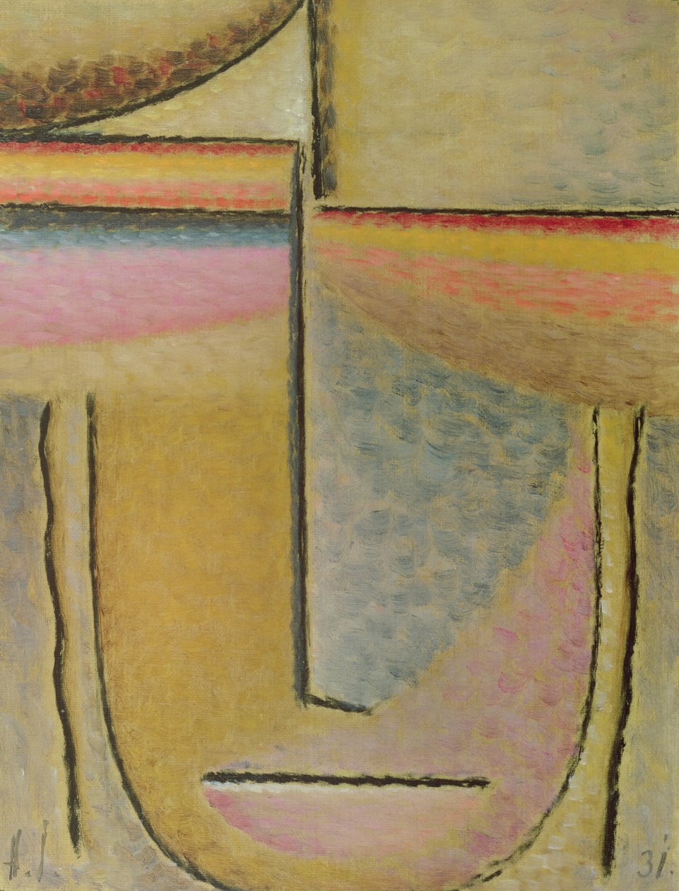 Partenón, 1932 de Alexej von Jawlensky