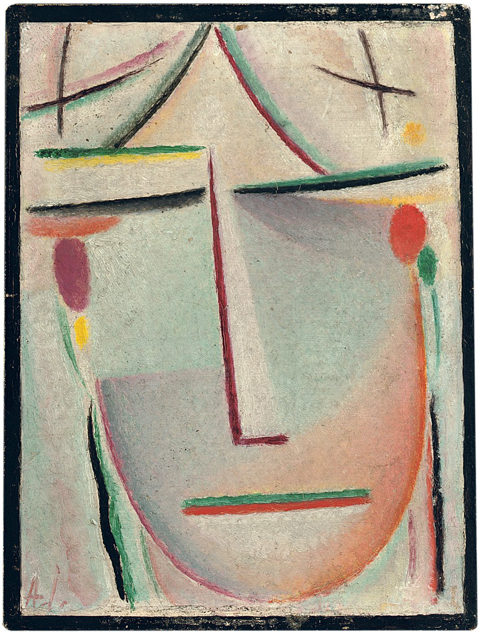 Cabeza abstracta de Alexej von Jawlensky