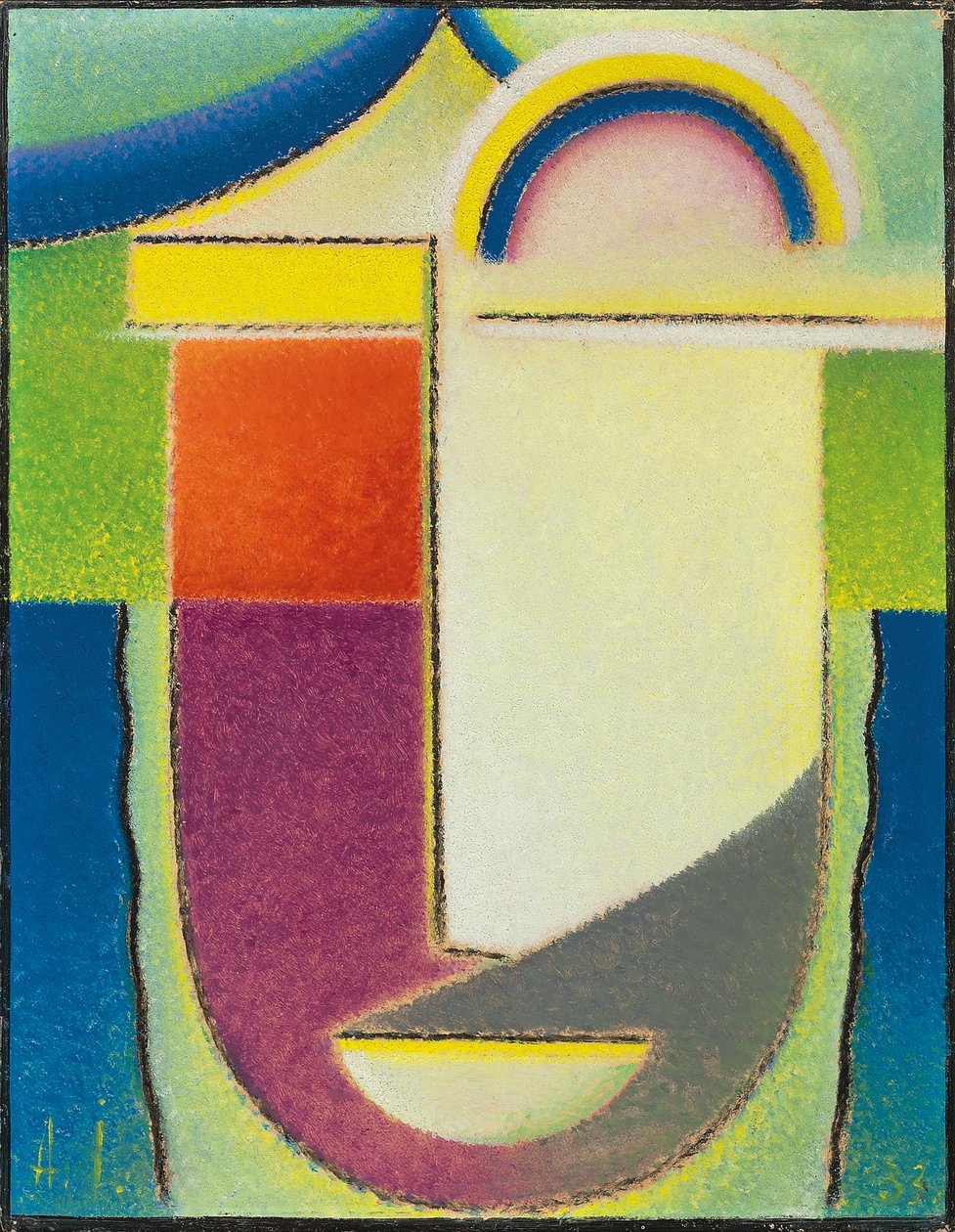 Cabeza abstracta: Pascua de Alexej von Jawlensky