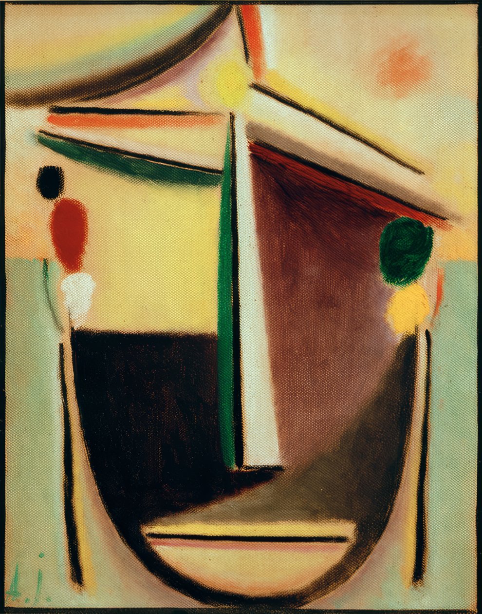 Cabeza abstracta de Alexej von Jawlensky