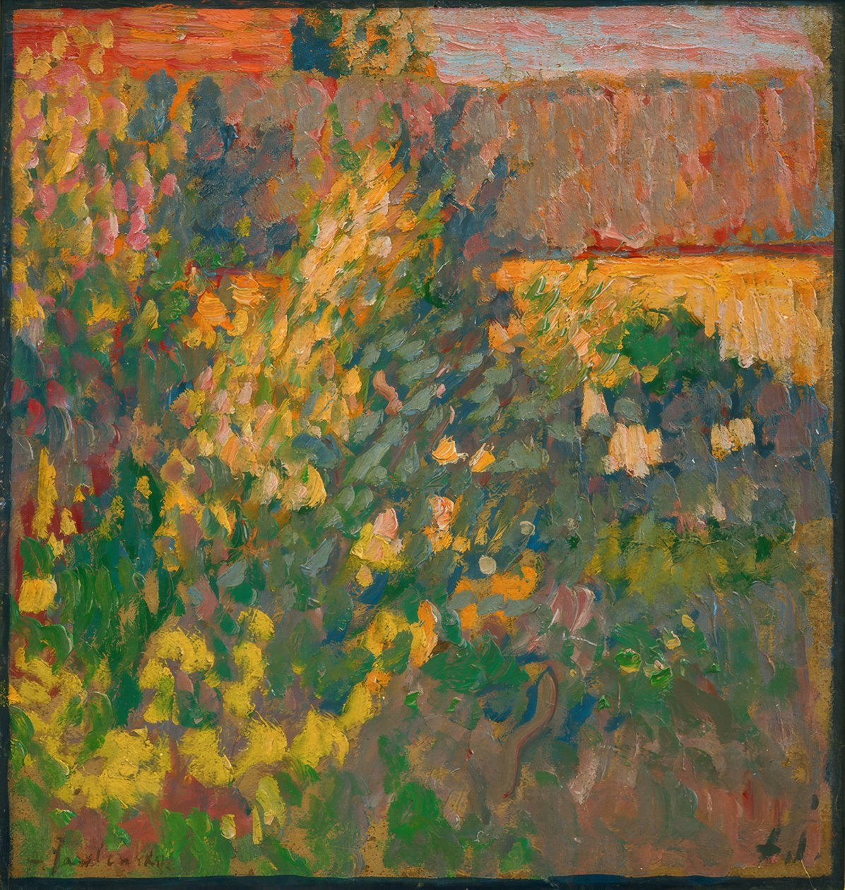 Jardín floreciente de Alexej von Jawlensky