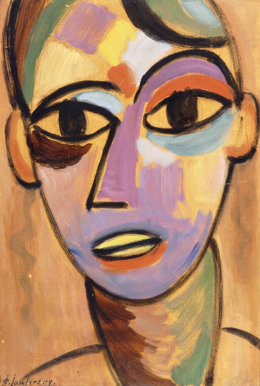 Cabeza mística: Joven I de Alexej von Jawlensky