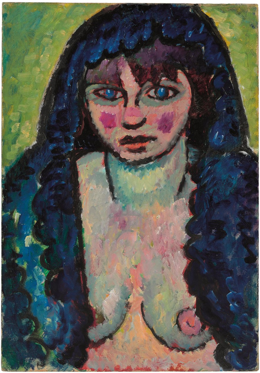 Retrato de una Mujer, c.1912 de Alexej von Jawlensky