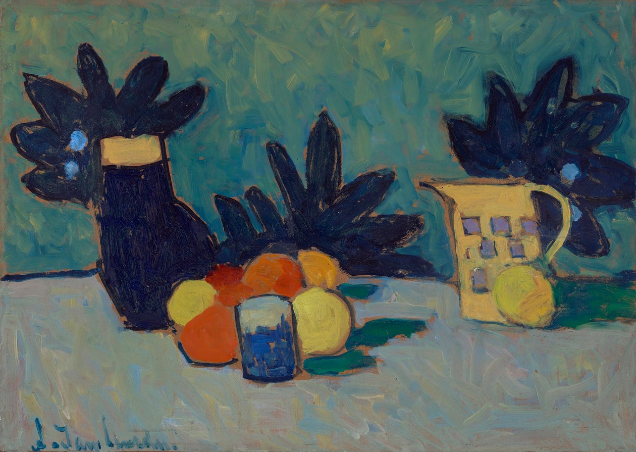 Bodegón con frutas de Alexej von Jawlensky