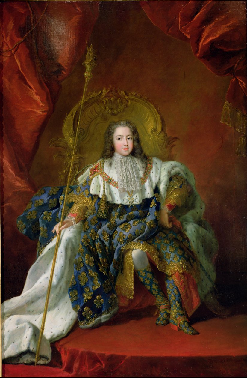 Luis XV (1710-74) 1723 de Alexis Simon Belle