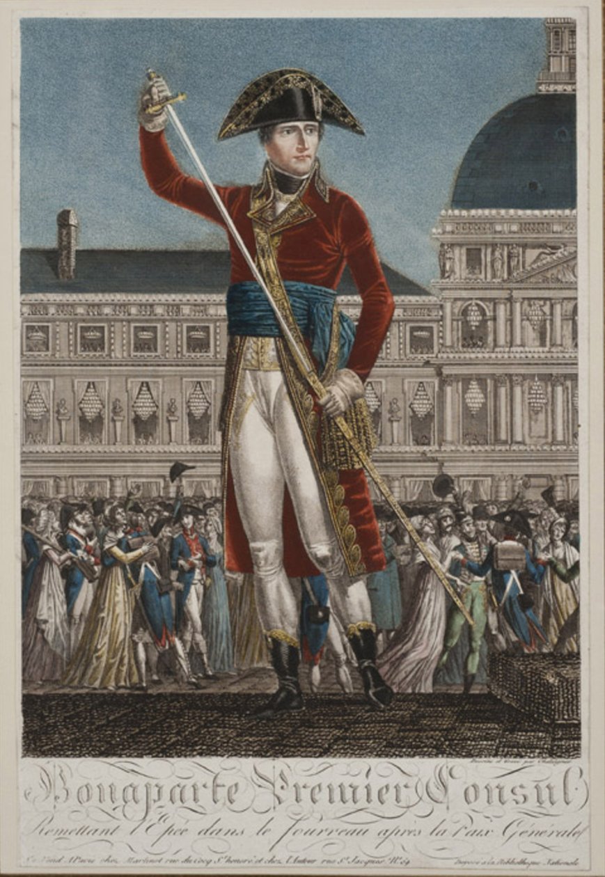 Napoleón Bonaparte como Primer Cónsul de Alexis Chataignier