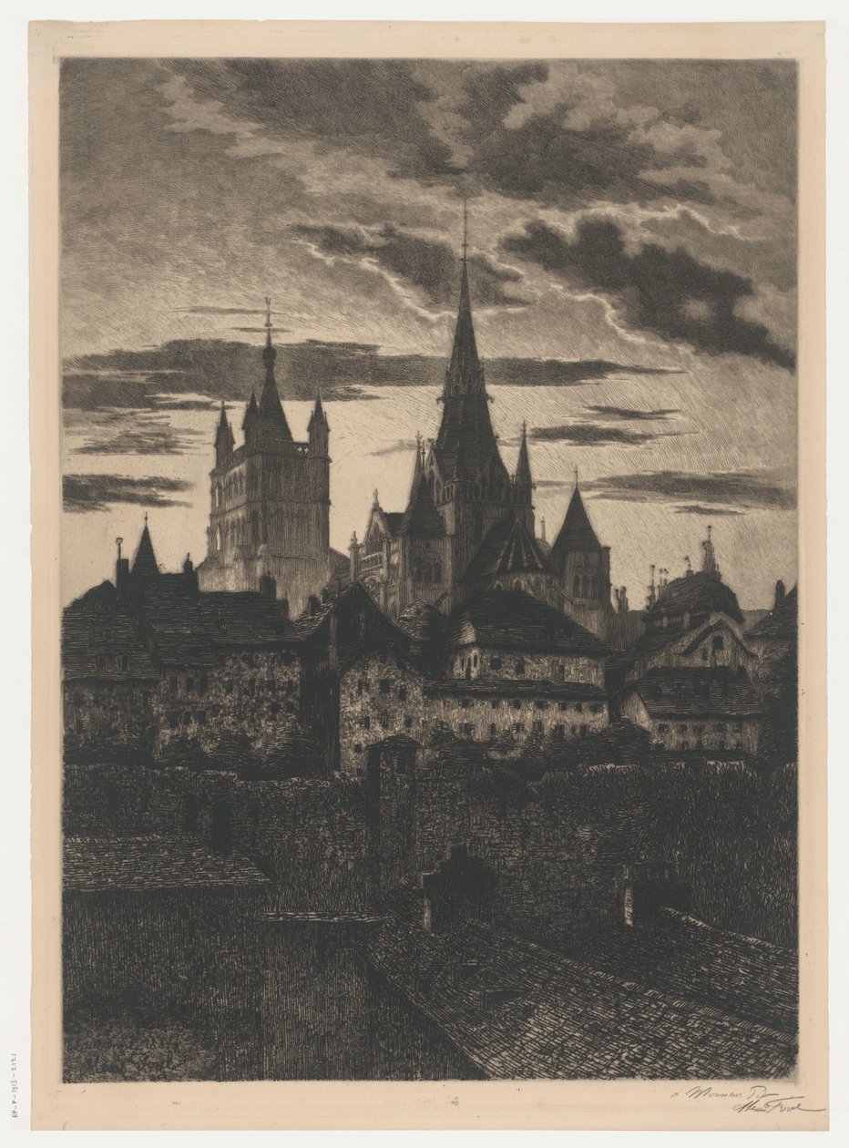 Vista de Lausana
Lausana (título en el objeto) de Alexis Forel