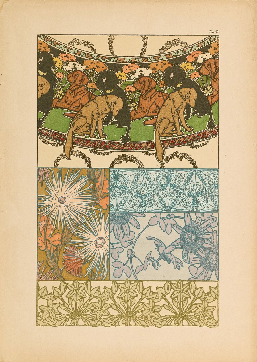 Documentos Decorativos de Alfons Marie Mucha