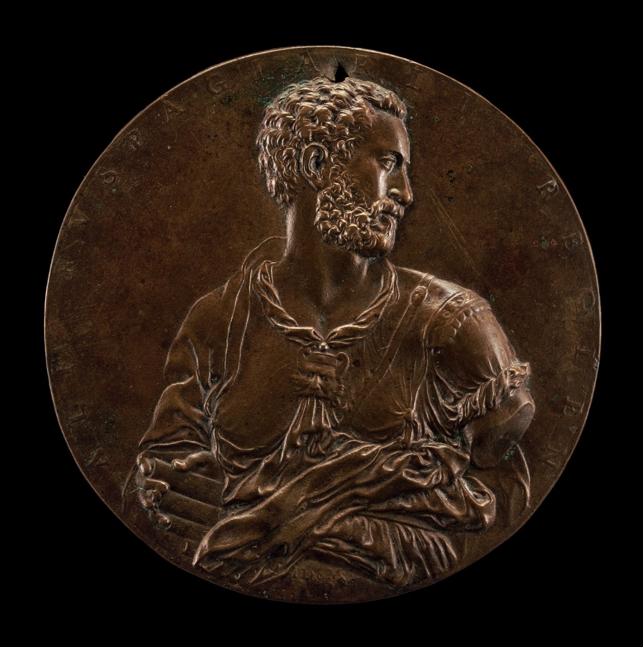 Autorretrato, finales del siglo XVI de Alfonso Ruspagiari