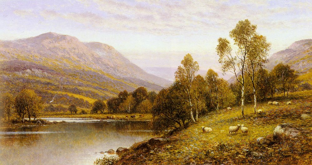 Temprano en la tarde, Cumbria de Alfred Augustus Glendening