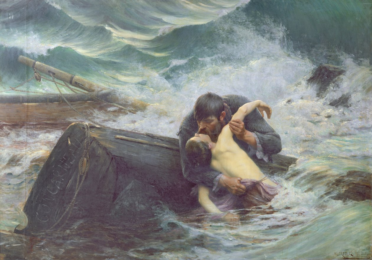 Adiós (1892) de Alfred Guillou