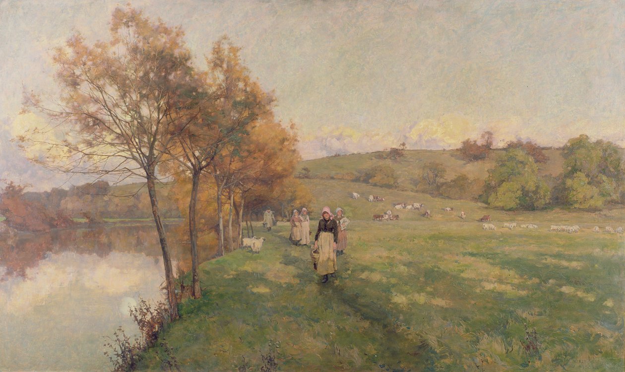 Praderas junto al Avon de Alfred Parsons