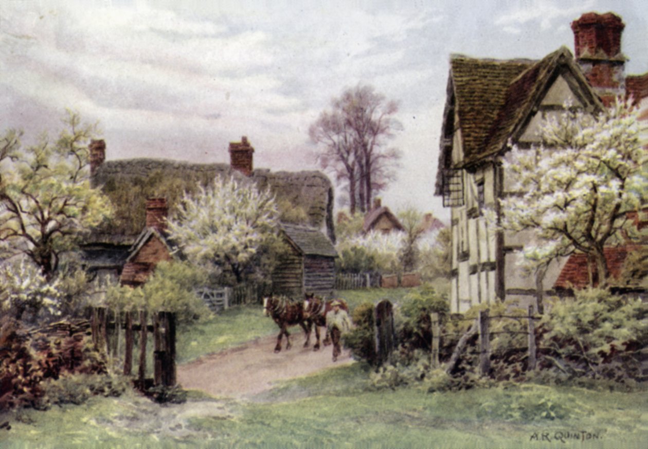 Casa de campo, Welford-on-Avon, Gloucester de Alfred Robert Quinton