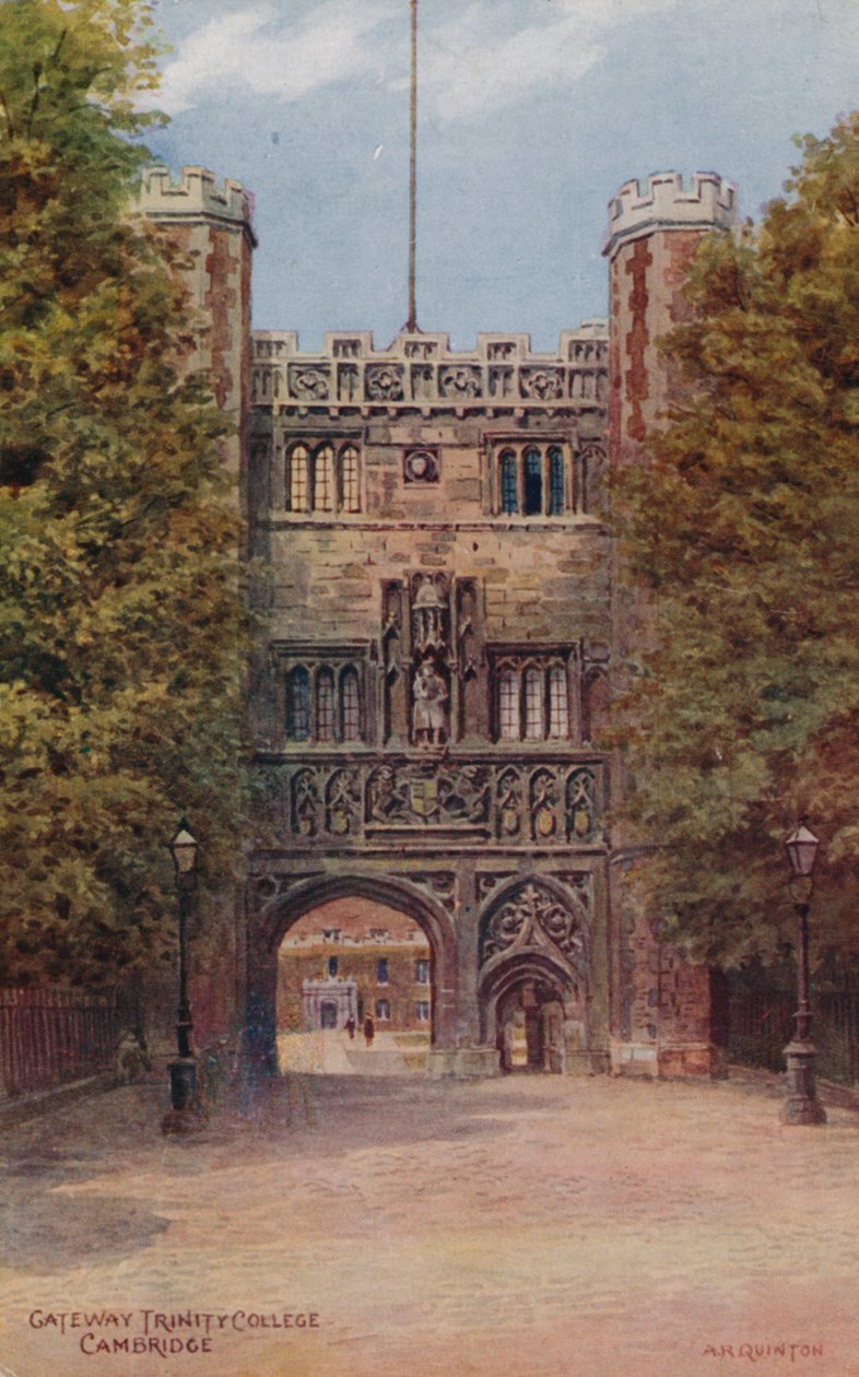 Puerta del Trinity College, Cambridge de Alfred Robert Quinton