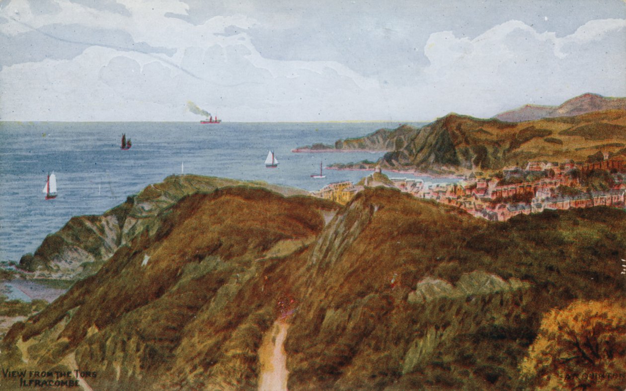 Vista desde los Tors, Ilfracombe de Alfred Robert Quinton