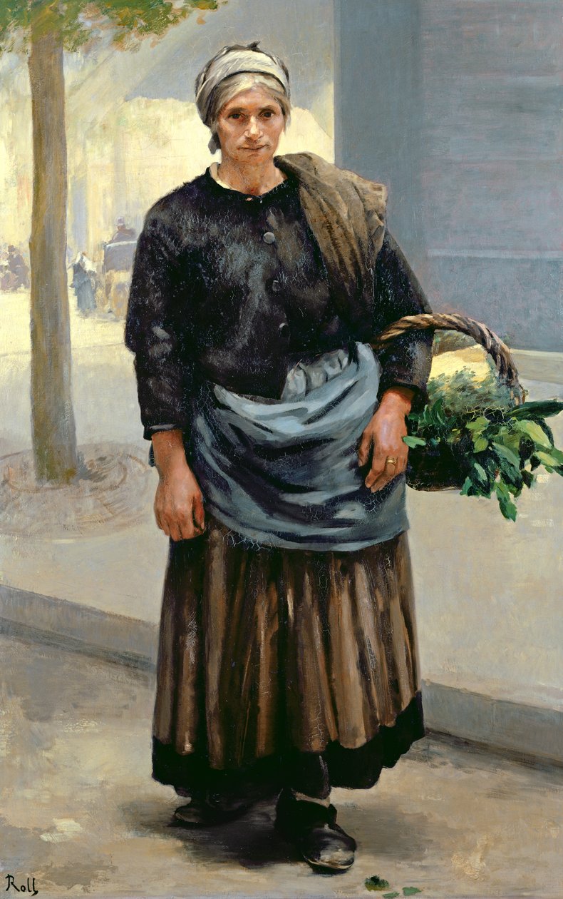 Marianne Orfrey, Vendedora de Vegetales de Alfred Roll