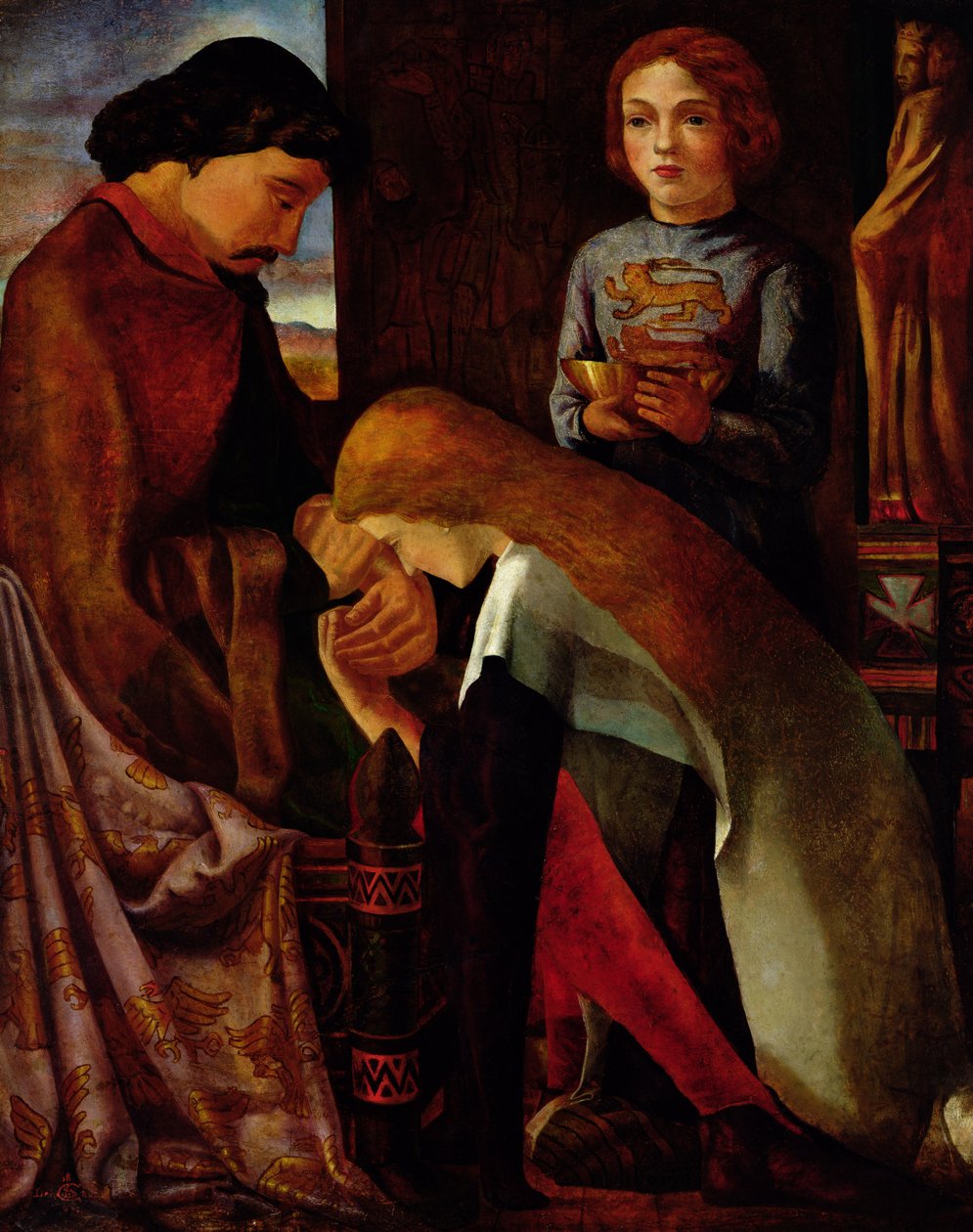 Rey Eduardo I (1239-1307) y Leonor (1244-90) 1863 de Alfred Sacheverell Coke