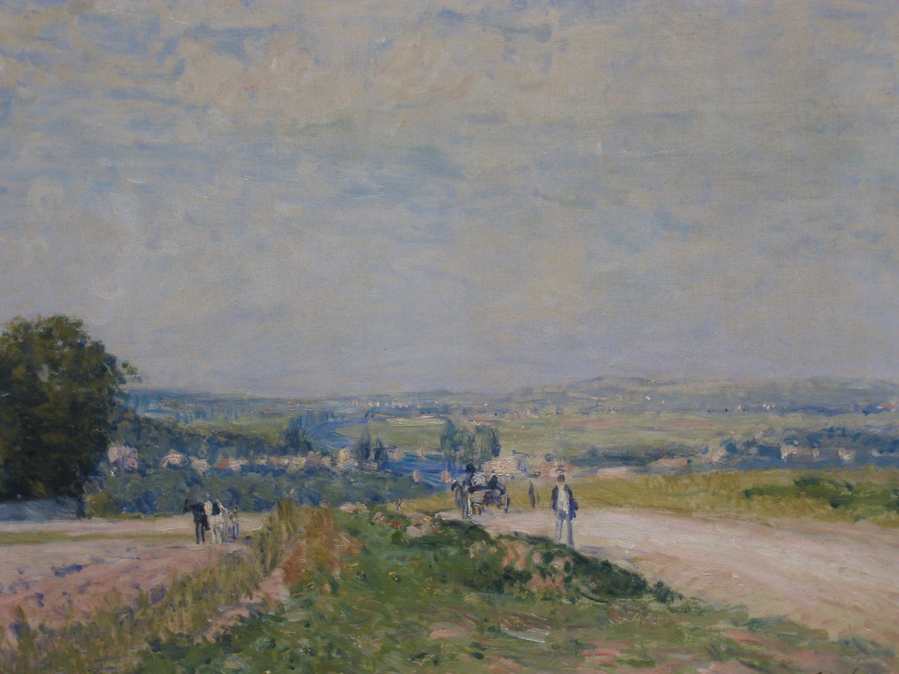 El camino de Montbuisson a Louveciennes de Alfred Sisley