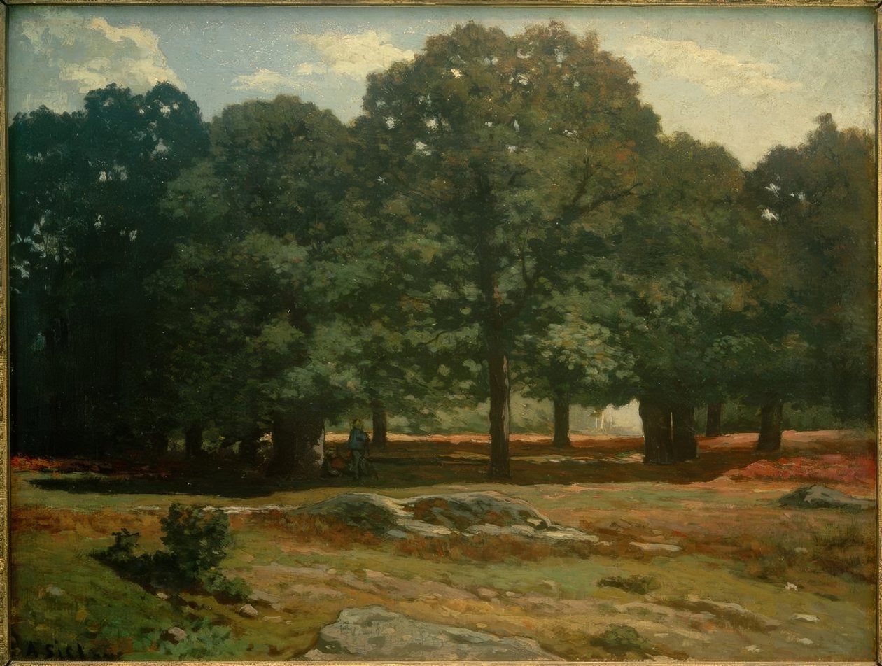 Avenida de los castaños en la Celle Saint-Cloud de Alfred Sisley