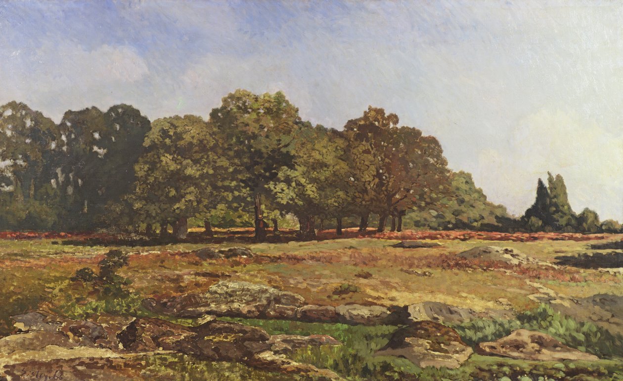 Avenida de castaños en La Celle-Saint-Cloud, c.1866-67 de Alfred Sisley