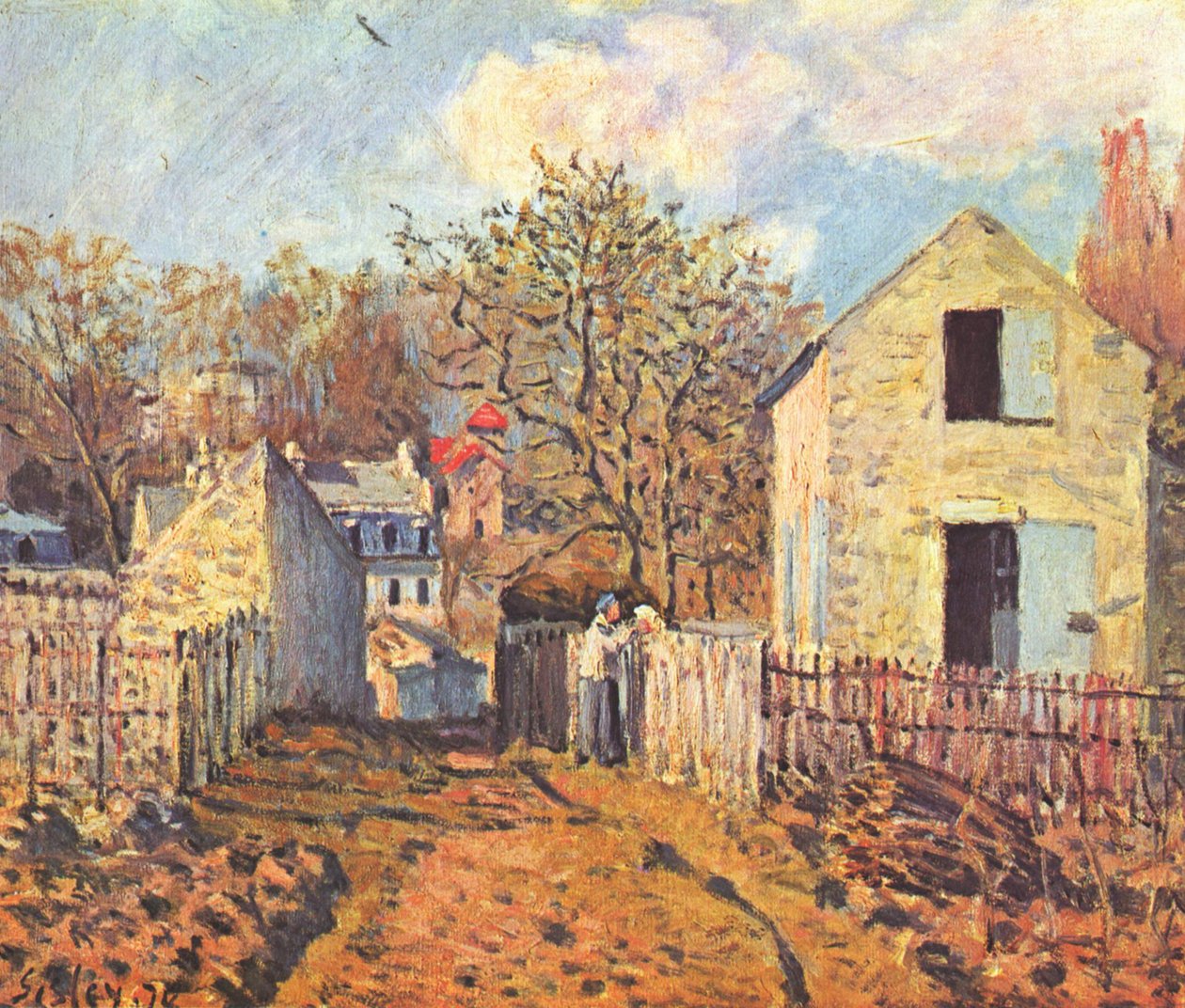 Pueblo de Voisins de Alfred Sisley