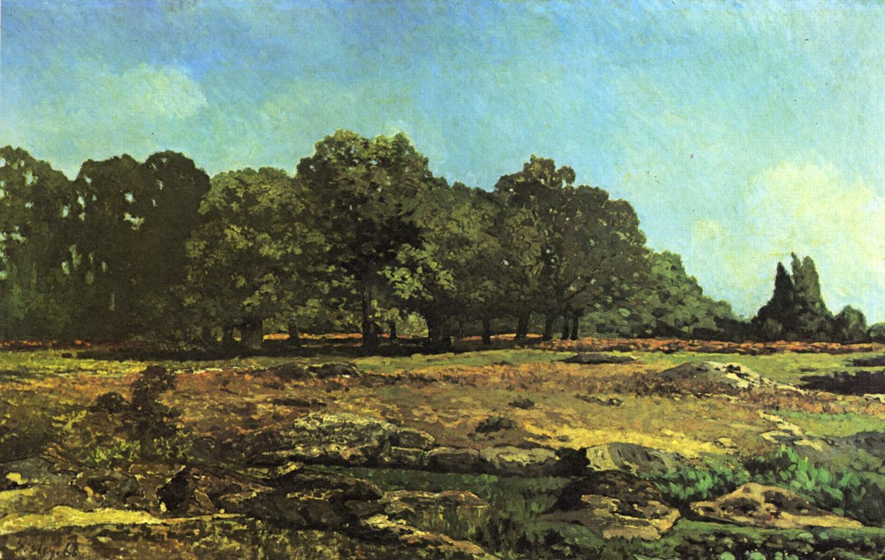 Avenida de castaños en La Celle-Saint-Claude de Alfred Sisley