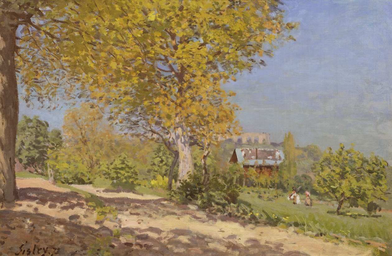 Cerca de Louveciennes, 1872 de Alfred Sisley