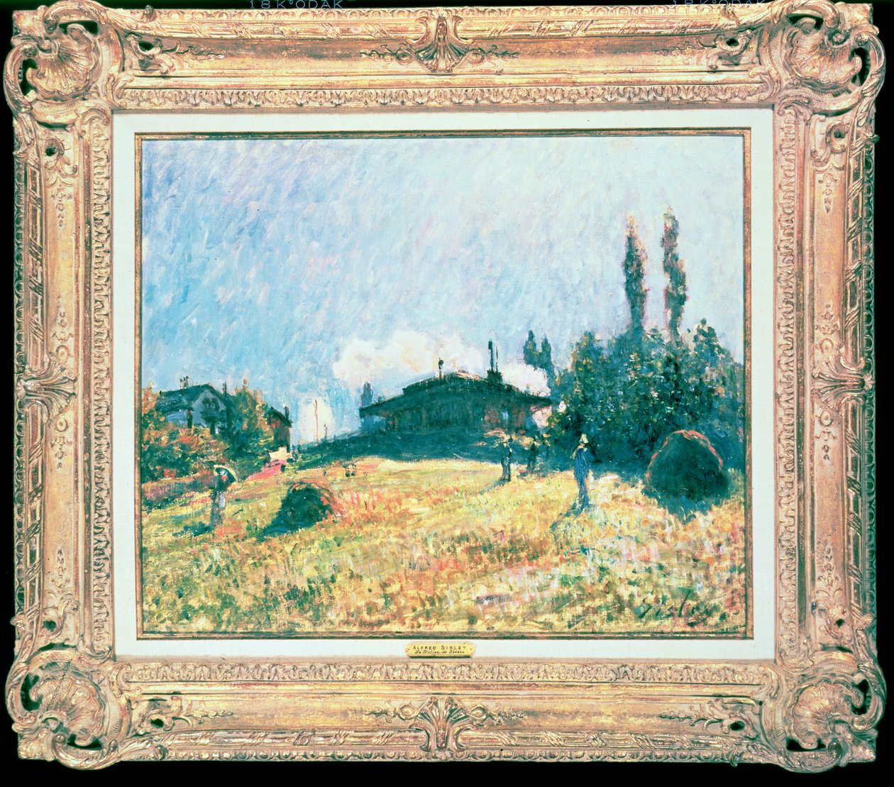 La estación en Sèvres de Alfred Sisley
